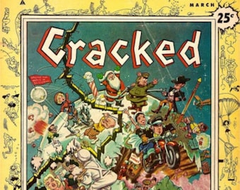 277 ISSUES! Cracked Magazine Vintage Humor Comics Magazine .CBZ Format