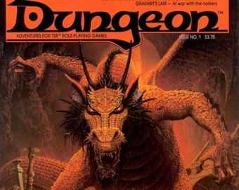 222 Issues Complete Collection DUNGEON MAGAZINE PDF Instant Deliver