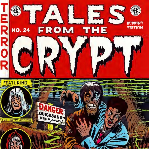 44 numéros Tales From The Crypt EC Horror Comic Book Collection vintage Golden Age