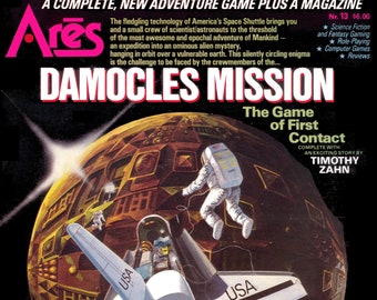 ARES Magazine #13 Damocles Mission First Contact Livraison instantanée Jeux de guerre Hex Counter SPI Avalon Hill Gmt