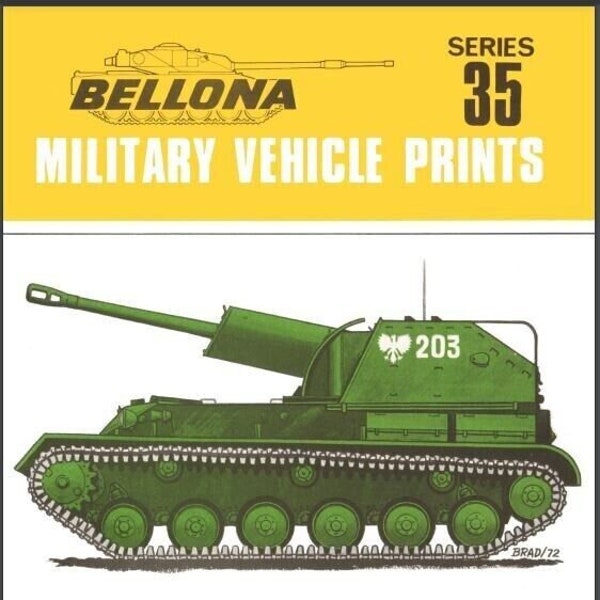 11 Issues Bellona Military Vehicle Prints Data PDF Format Instant Delivery