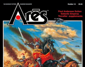 ARES Magazine #16 The High Crusade Livrer des jeux de guerre instantanés Compteur hexagonal SPI Avalon Hill Gmt