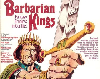 ARES Magazine #3 Barbarian Kings Consegna istantanea Wargames Hex Counter SPI Avalon Hill Gmt