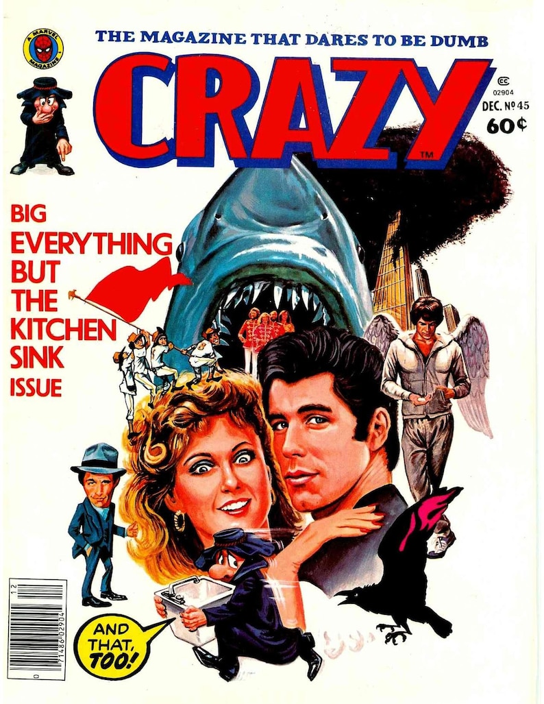 89 PROBLÈMES Crazy Magazine vintage Humour Comics Magazine. Format PDF image 5