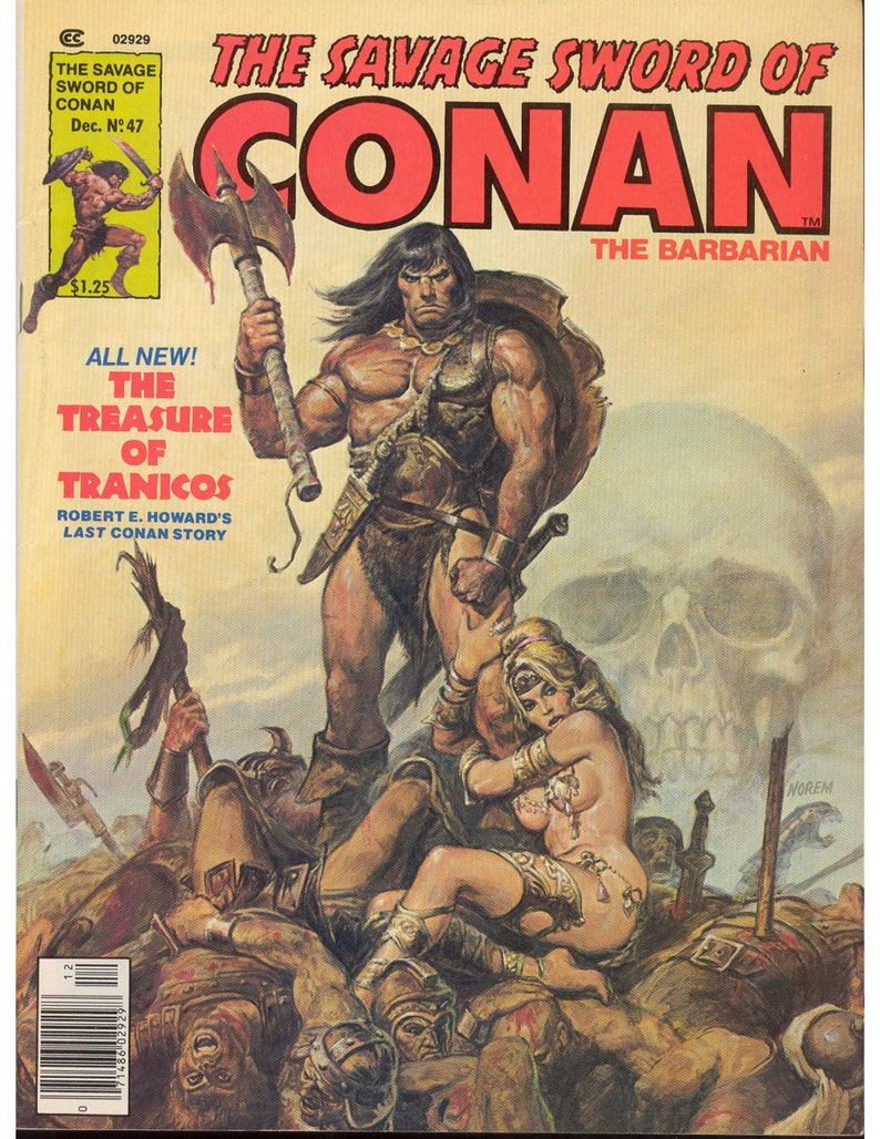 238 Issues BONUSES Savage Sword of Conan CBR Vintage Curtis Marvel Comics image 1