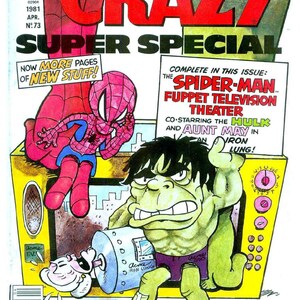 89 PROBLÈMES Crazy Magazine vintage Humour Comics Magazine. Format PDF image 2