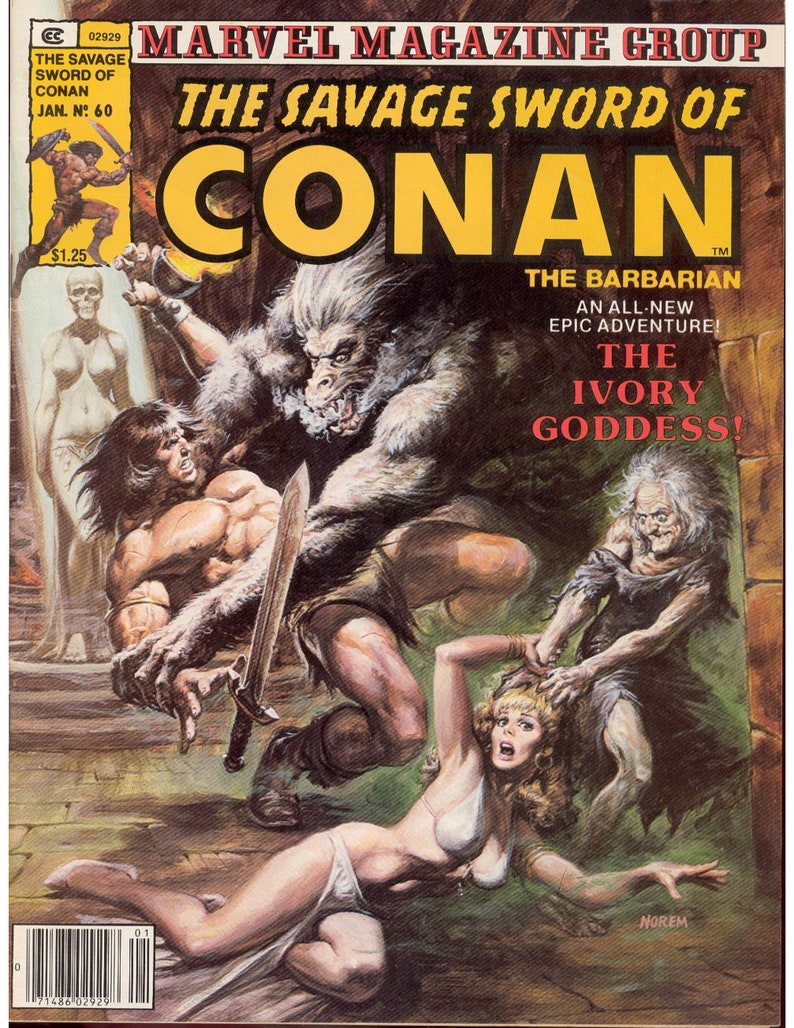 238 Issues BONUSES Savage Sword of Conan CBR Vintage Curtis Marvel Comics image 6