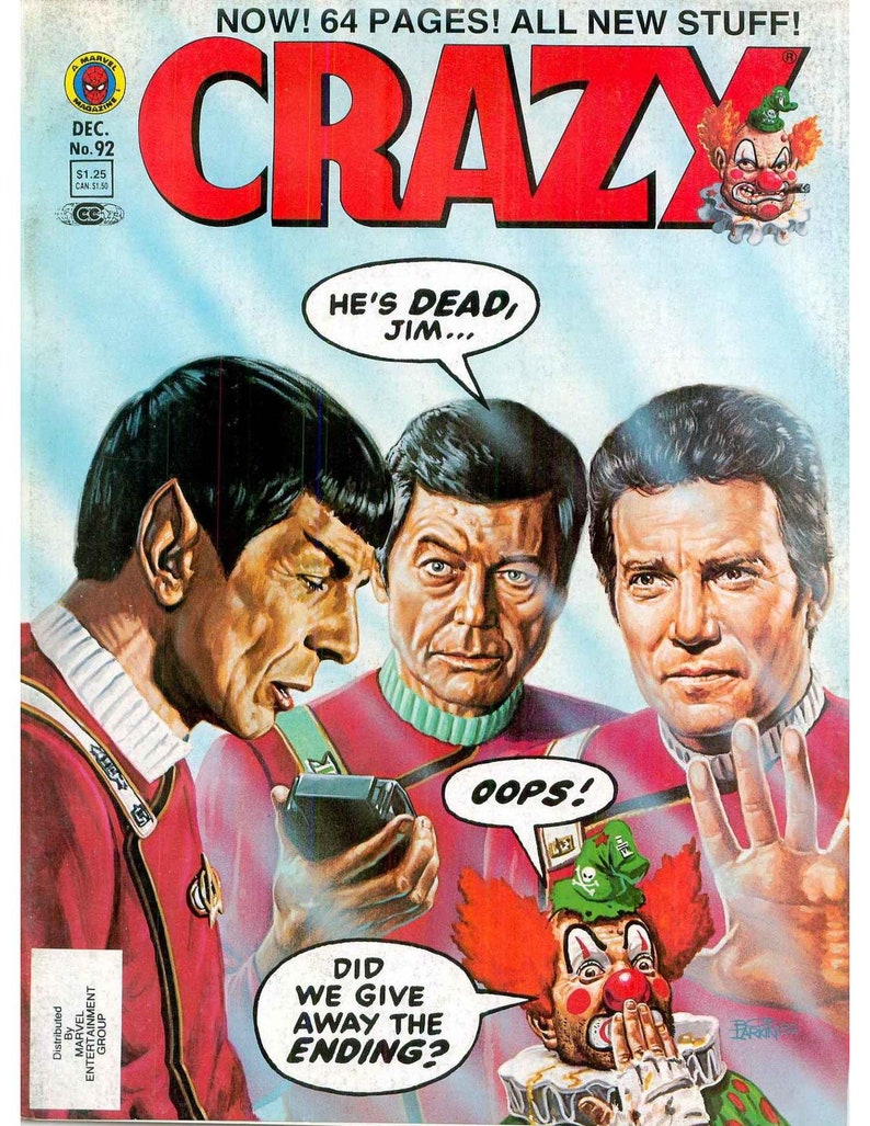 89 PROBLÈMES Crazy Magazine vintage Humour Comics Magazine. Format PDF image 8