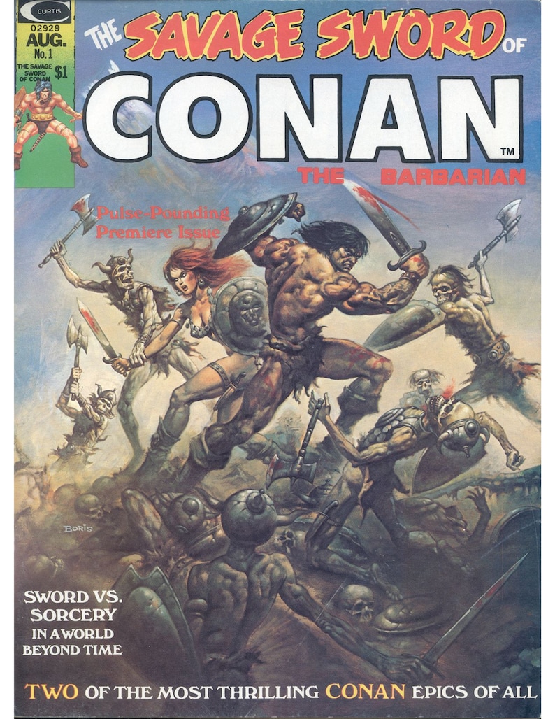 238 Issues BONUSES Savage Sword of Conan CBR Vintage Curtis Marvel Comics image 5