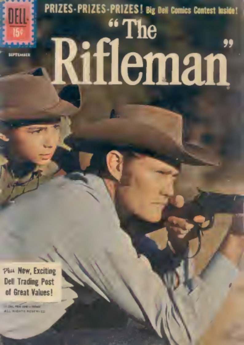 15 Issues PDF CBR The Rifleman DELL Comic Book Collection image 2