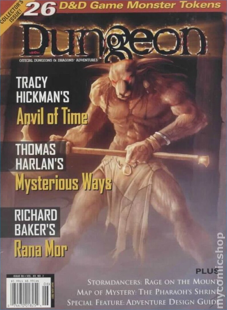 222 Issues Complete Collection DUNGEON MAGAZINE PDF Instant Deliver afbeelding 5