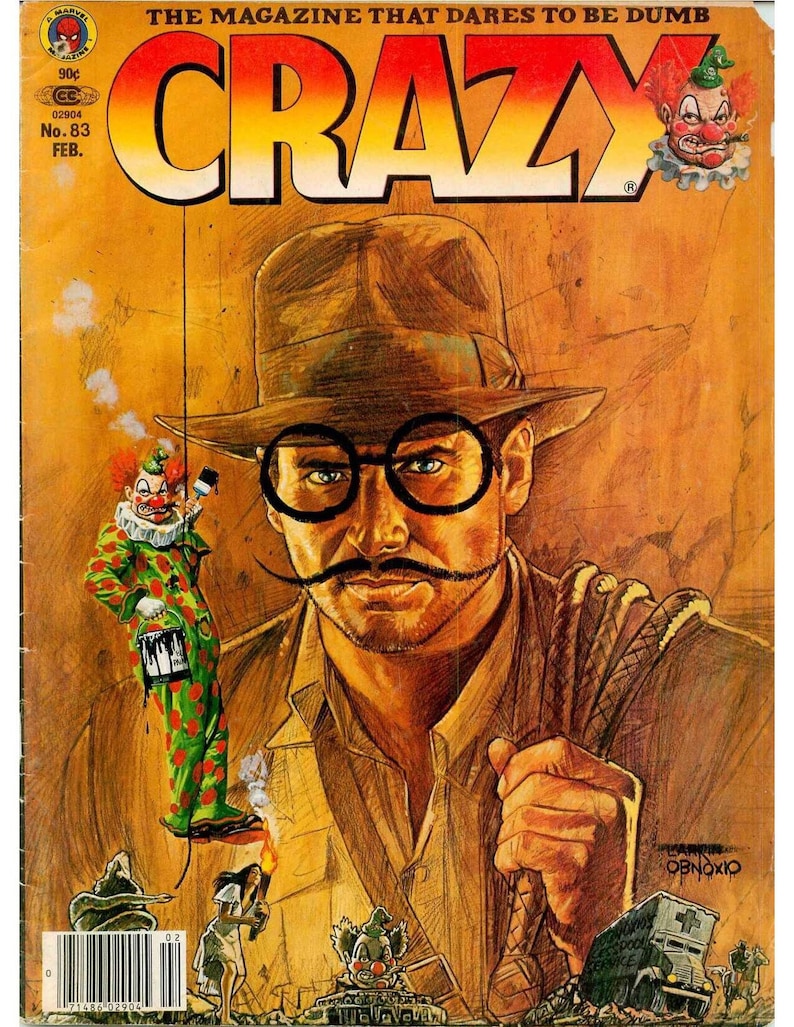 89 PROBLÈMES Crazy Magazine vintage Humour Comics Magazine. Format PDF image 1