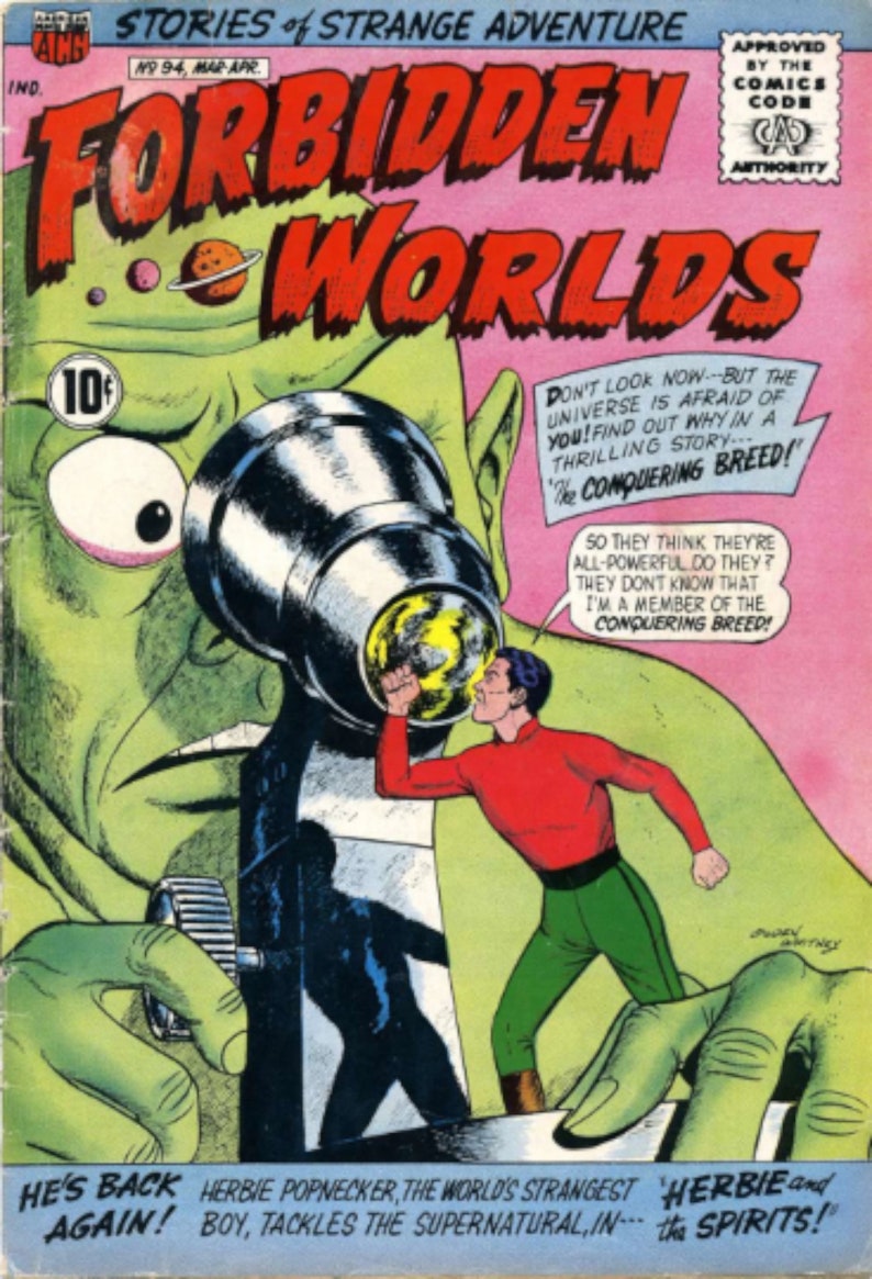 145 Issues Forbidden Worlds .cbz .cbr Comic Book Collection Vintage Golden Age image 2