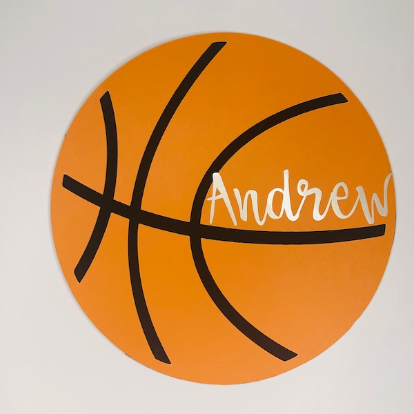 Basketball Die Cut Personalized, Paper Basketball, Personalized Basketball, Basketball Decoration, Basketball Banquet Sign