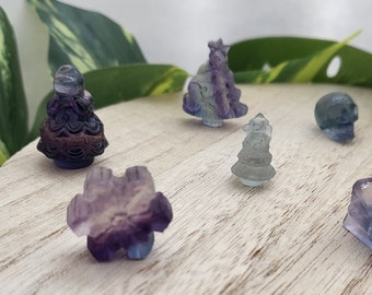 Mini Fluorite Carving - Seasonal - Holiday: Christmas, Halloween, Fall