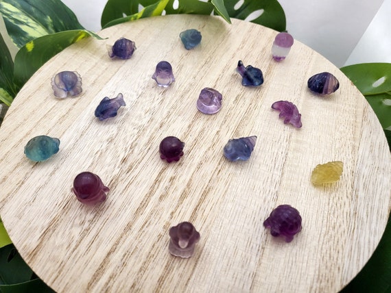 Mini Fluorite Carving - Water Animals