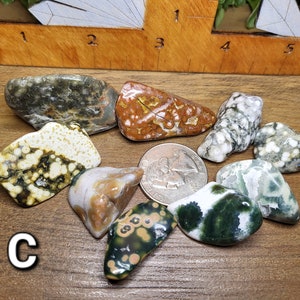 Ocean Jasper Mixed Vein Oribicular Tumble Sets