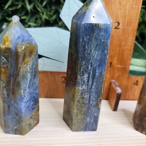 Blue Kyanite Points, Genuine Kyanite Towers, Beautiful Deep Blue Kyanite Points