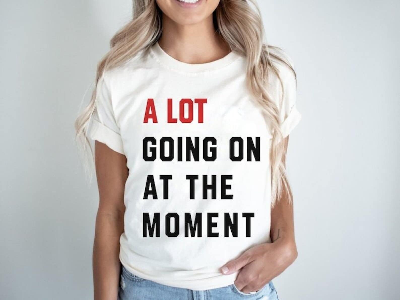A lot going on at the moment t promo shirt