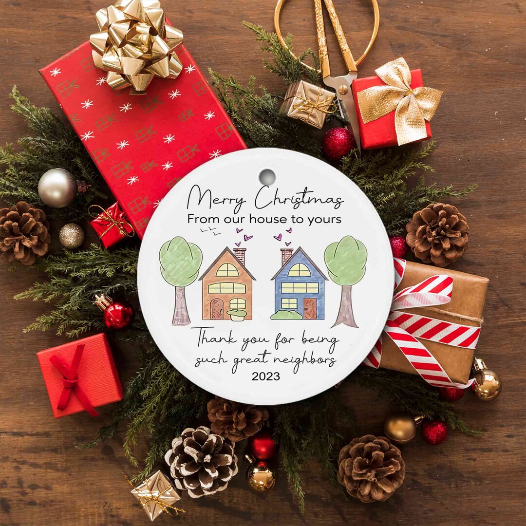Merry Christmas From Our House to Yours Ornament Great - Etsy UK