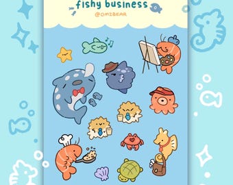 Stickervel Fishy Business