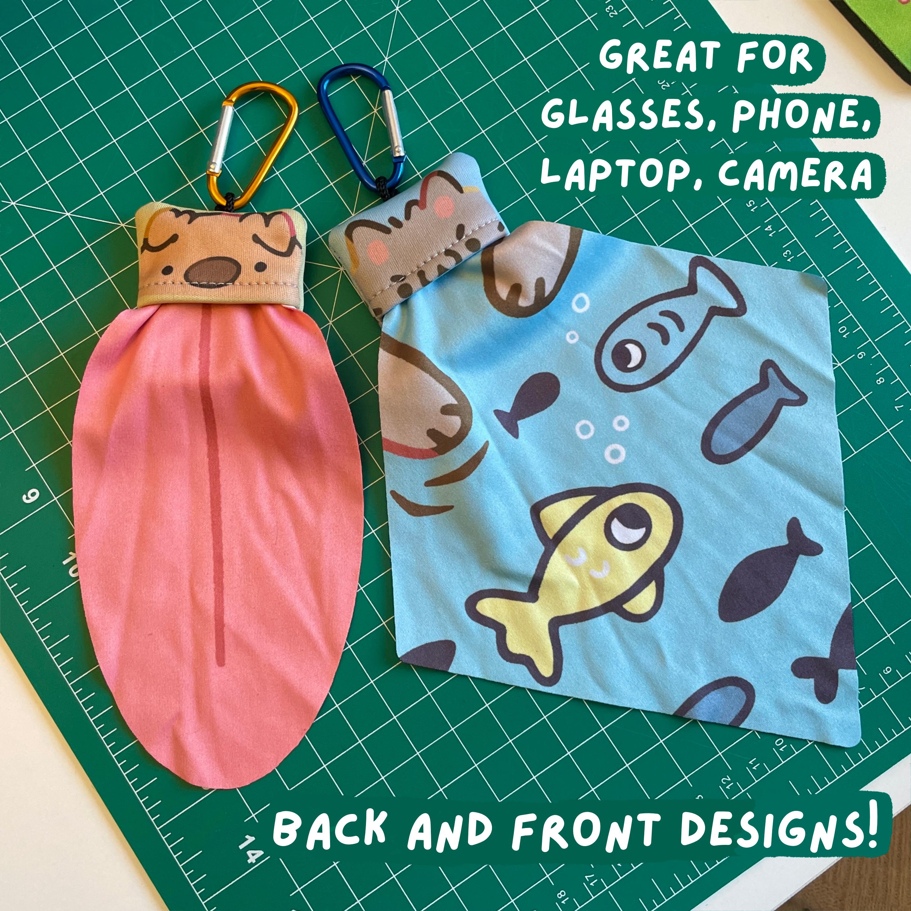 Microshield Keychain Microfiber Cloth Keychain - Etsy