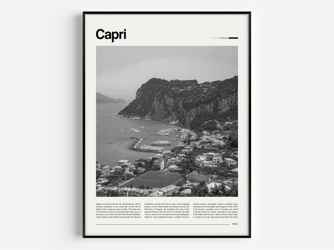 Capri Print Capri Poster Capri Photo Capri Wall Art - Etsy