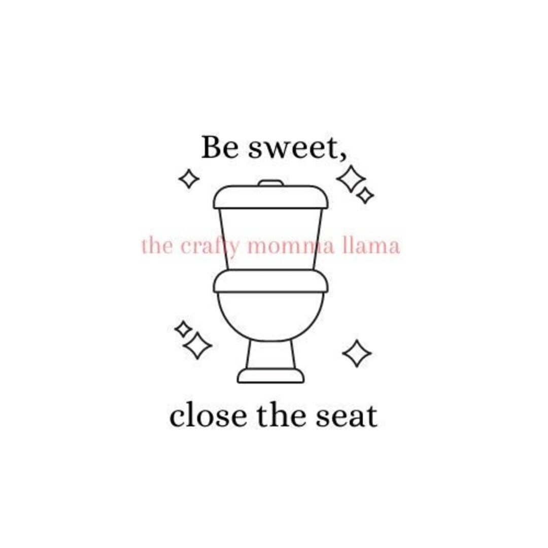 Put the Seat Down SVG Etsy