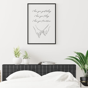 Pinky Promise SVG, pinky promise digital download, pinky promise art, couples wall art, long distance couple, I love you digital download
