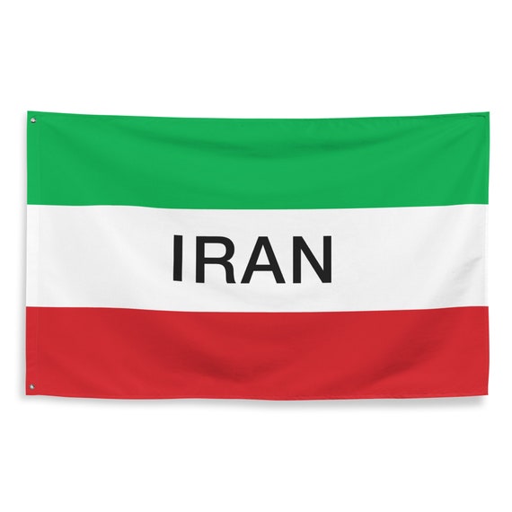 Iran Flag, Persian Flag, Women's Rights Flag, Iran World Cup Flag, Zan Zendegi Azadi, One-sided Print, Size 3x5 Ft (90 x 150 cm)