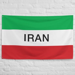 Iran Flag, Persian Flag, Women's Rights Flag, Iran World Cup Flag, Zan Zendegi Azadi, One-sided Print, Size 3x5 Ft (90 x 150 cm)