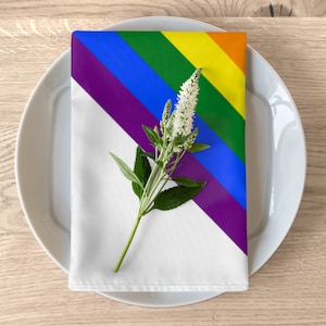 Progress Pride Diagonal Stripe Napkins