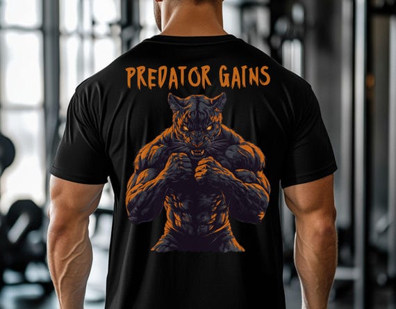 GYM WARRIOR Tシャツ & MUSCLE FESTA 2026 DVD Fierce Predator Gym T-shirt: Unleash Your Strength - Etsy