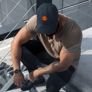 Leg Day Gym Dad Hat, Funny Workout Embroidered Cap, Fitness Baseball Hat for Men, Distressed Adjustable Gym Hat