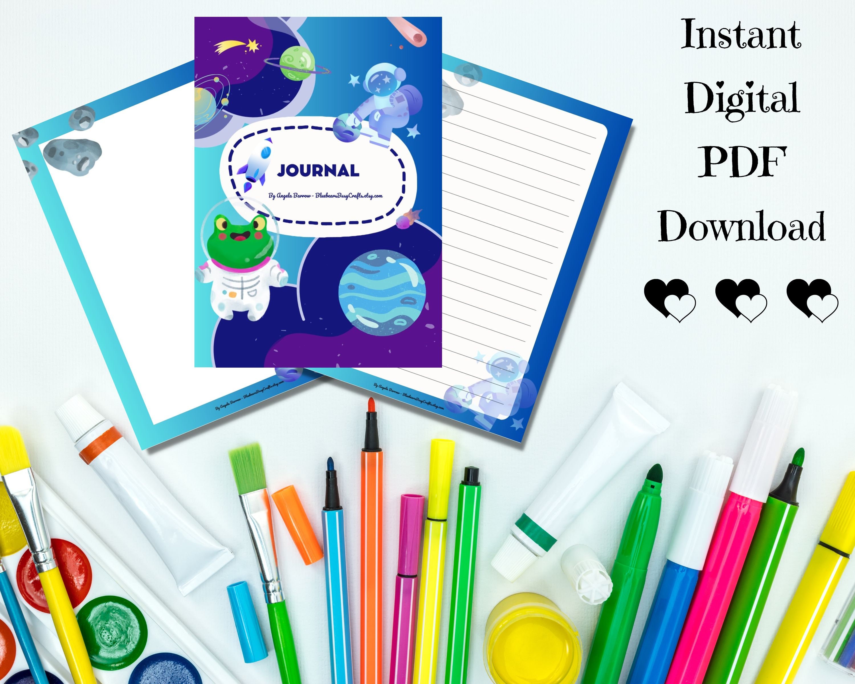 Printable Kids Daily And Weekly Journal kids Activity diy Etsy printable-kids-daily-and-weekly-journal-kids-activity-diy-etsy