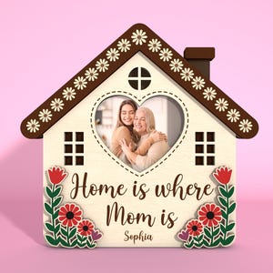 Mother day photo Frame cut file, Gift for mom, picture frame svg, frame with stand, mothers day frame cut file, Photo Magnet mother day