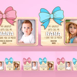 Photo Frame Lasercut File, Baby Picture Frame Laser Cut Files, Gift for mom, frame with stand, mothers day frame cut file, kids photo frame