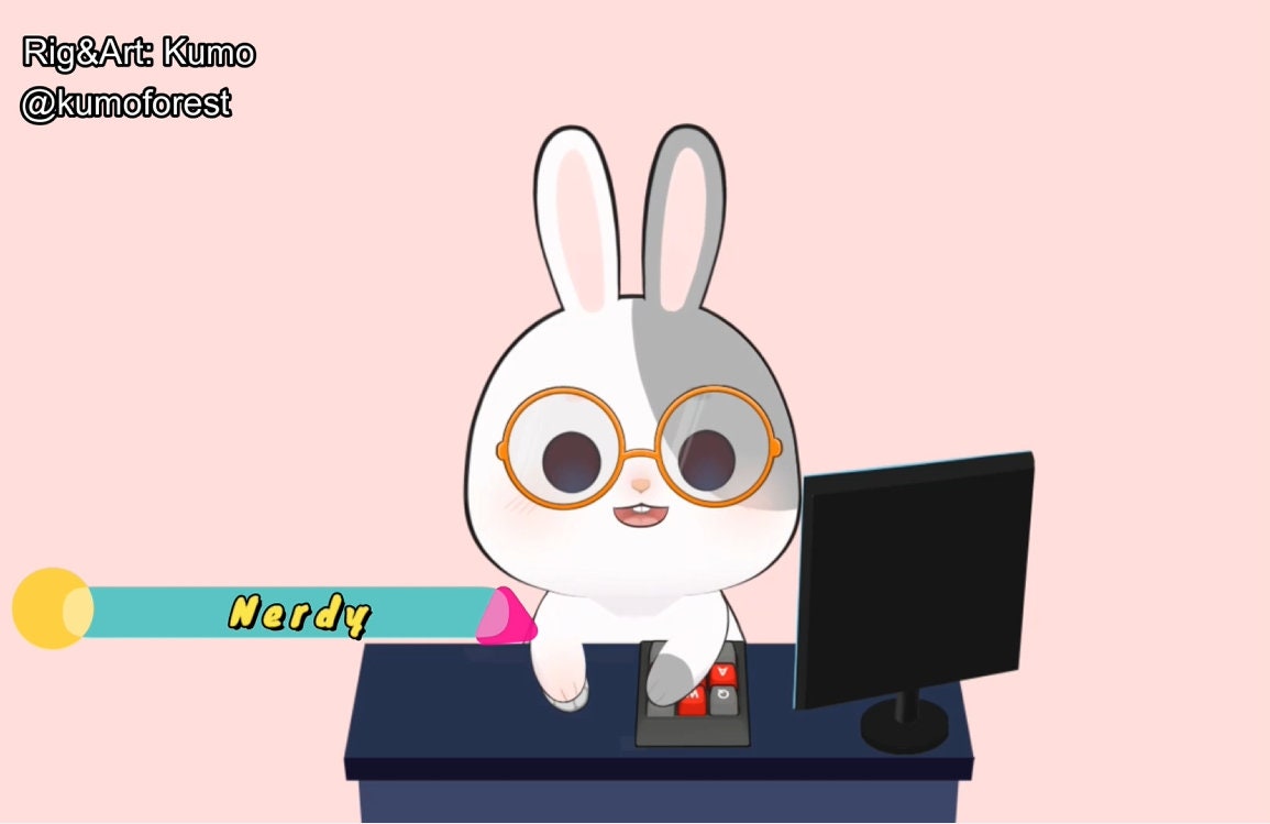 Chibi Rabbit Vtuber Fully Rigged Live2d Model - Etsy Australia