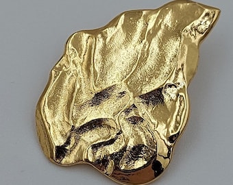 Authentic YSL Yves Saint Laurent Golden Pin/Brooch