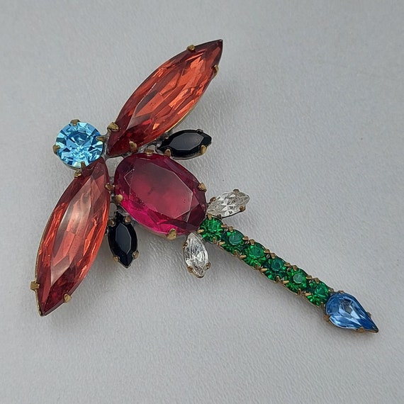 Old Czech - Insectmania VTG Brooch Old Czech, Crystal Glass, Jablonec-nad-Nicoy, Czech Crystal, Art Deco