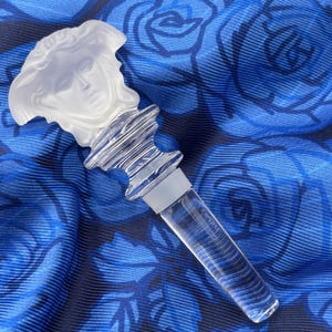 Versace - Vintage autentisk Versace flaskpropp / Rosenthal Versace kristallglasflaskpropp / medusahuvud / originalask / utmärkt present bild 3