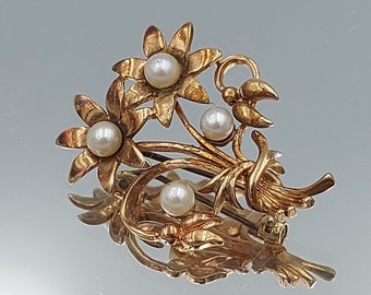 アールデコ アンティーク シルバー ブローチ | ブルー トパーズ