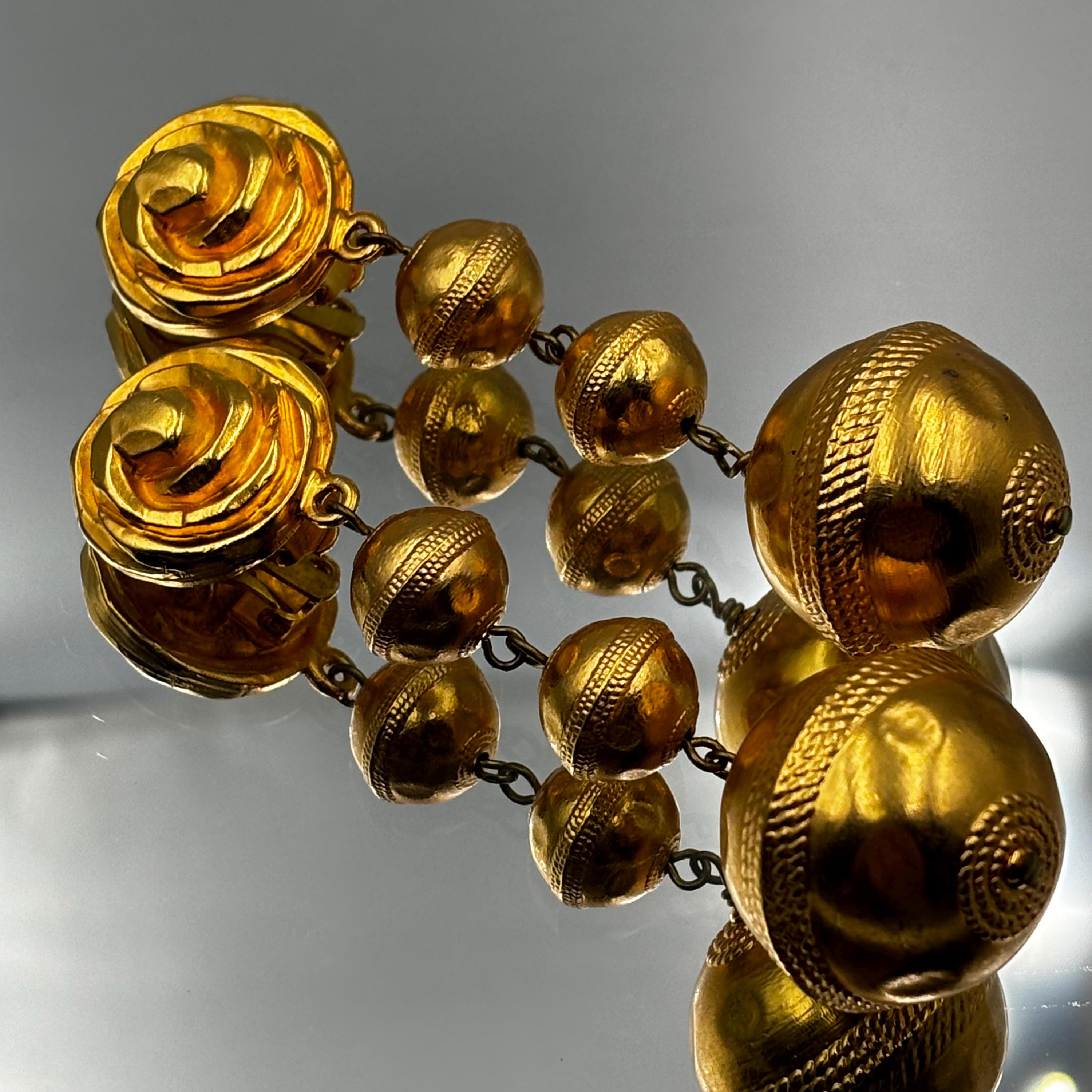 フランス製 POGGI paris ポッジ ヴィンテージ イヤリング ☆ 未使用品