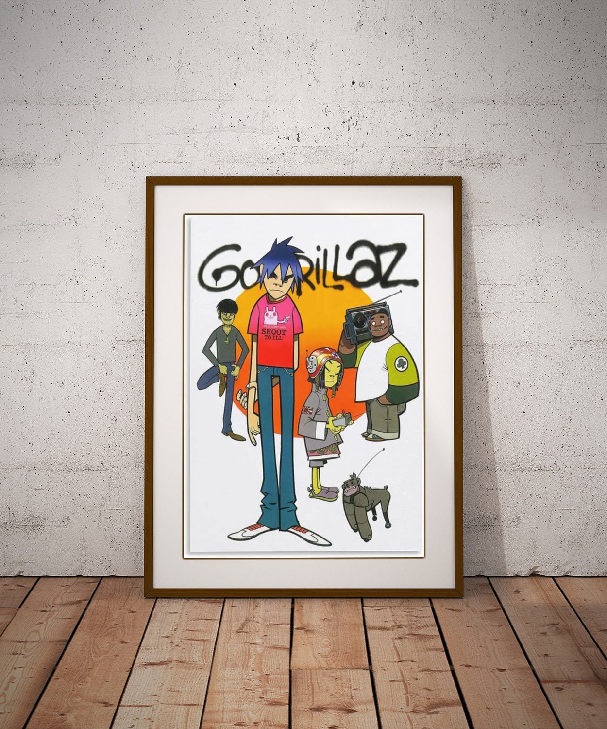 Discover Gorillaz Poster, Gorillaz Music Poster, Virtual Band Print Art