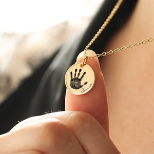 Baby fingerprint necklace mothercare shop