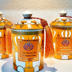 candles/Orange Blossom fragrance/ Soy Candles/8OZ/Soy candle/Scented Candle/ Orange Blossom/vegan candle/Essential oils/luxury scent/soy wax