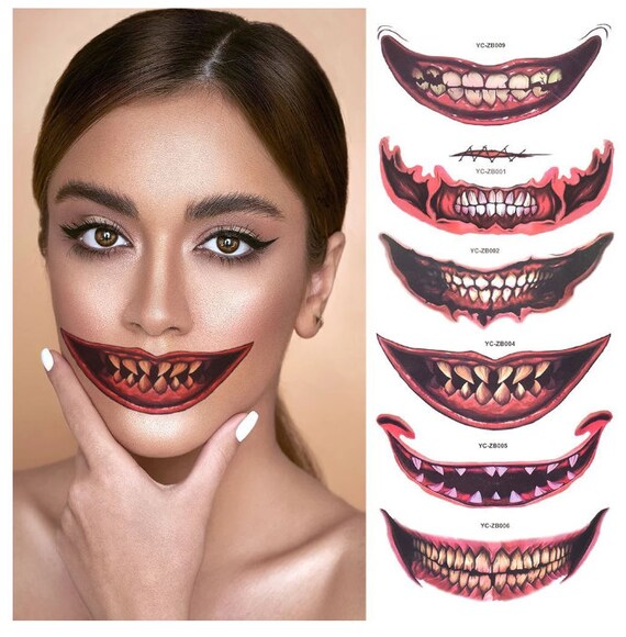 Share 84+ lip tattoo stickers super hot - thtantai2