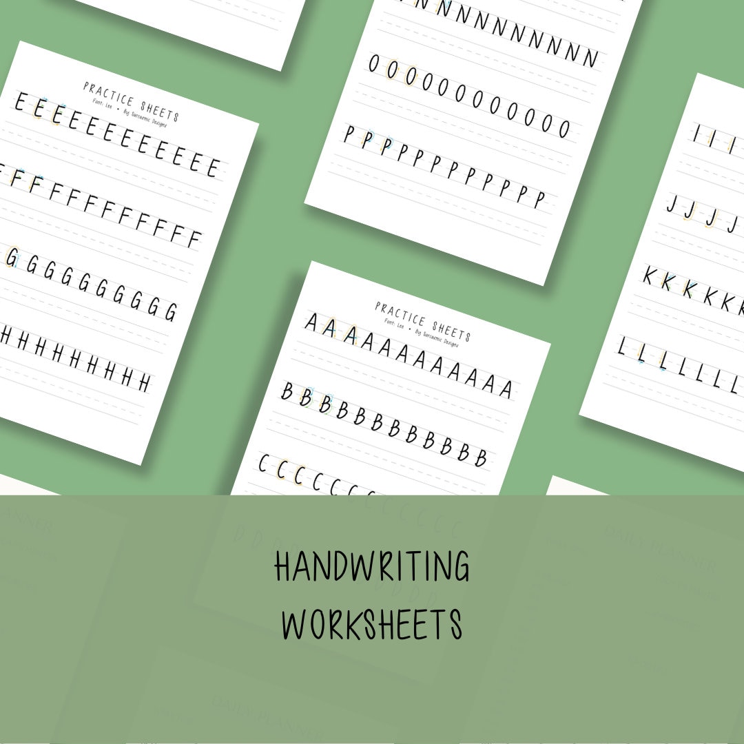 Handwriting Practice Sheets | Nice Handwriting Worksheets | Alphabet ...