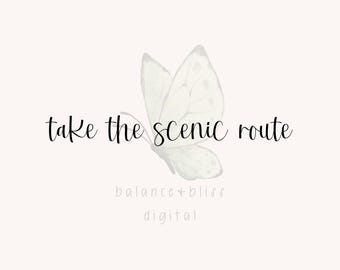 Take The Scenic route svg, Adventure svg, Road Trip svg, Nature Lover svg, Travel Quote svg, Scenic Drive SVG, Wanderlust SVG, Camping SVG,