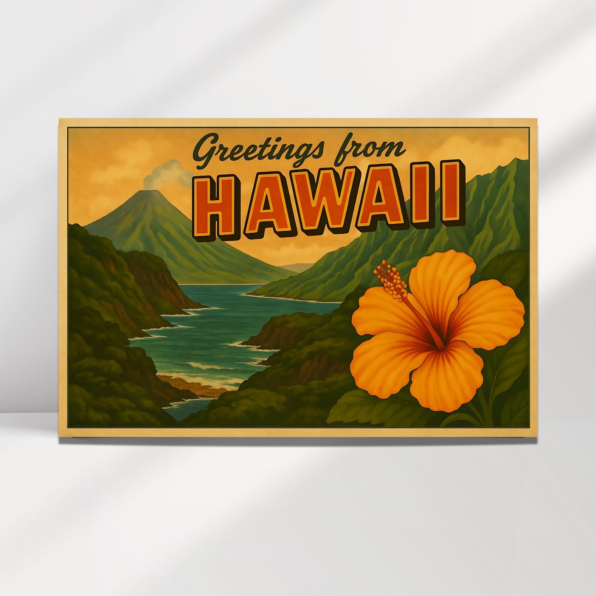 Hawaii vintage postcard - Etsy 日本